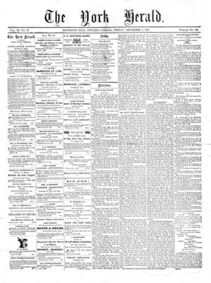 York Herald, 3 Dec 1869