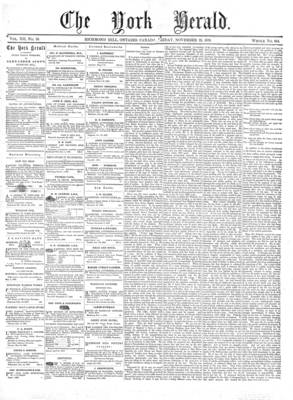 York Herald, 25 Nov 1870