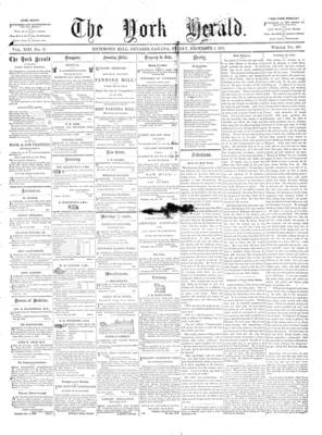 York Herald, 1 Dec 1871