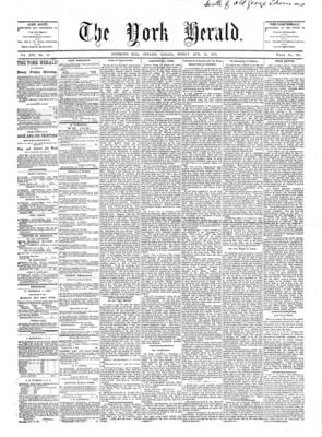 York Herald, 23 Aug 1872