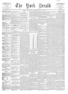 York Herald, 29 Nov 1872