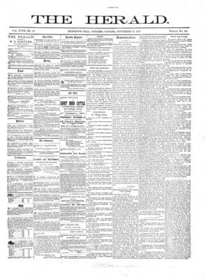 York Herald, 10 Nov 1876