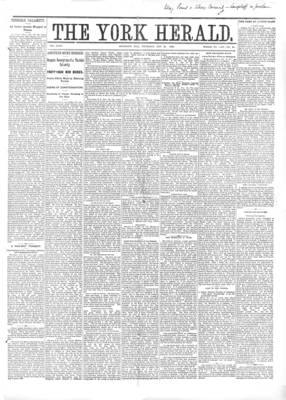 York Herald, 25 Nov 1880