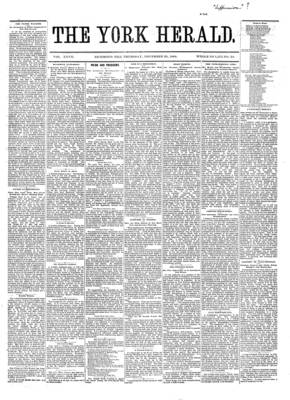 York Herald, 20 Nov 1884