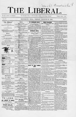 The Liberal, 12 Aug 1881