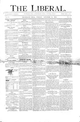 The Liberal, 14 Oct 1881