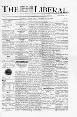 The Liberal, 23 Dec 1881