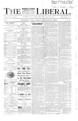 The Liberal, 24 Feb 1882