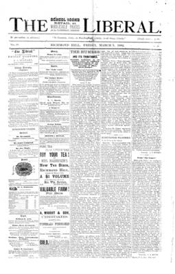 The Liberal, 3 Mar 1882