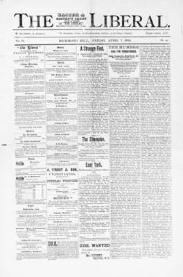 The Liberal, 7 Apr 1882