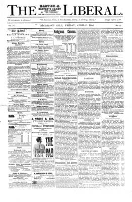 The Liberal, 21 Apr 1882