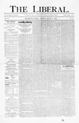 The Liberal, 9 Jun 1882