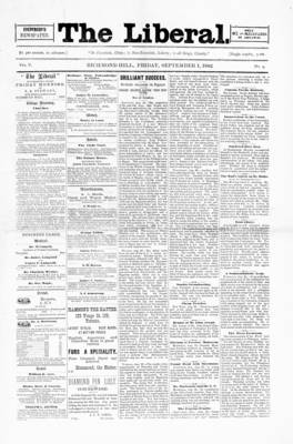 The Liberal, 1 Sep 1882