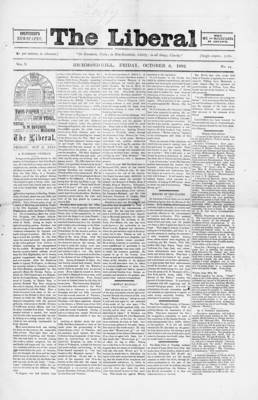 The Liberal, 6 Oct 1882