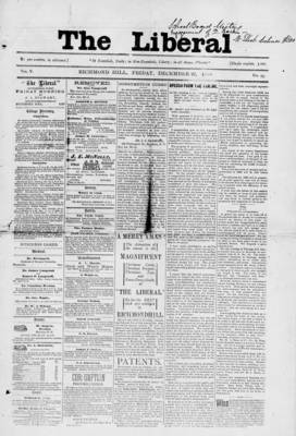 The Liberal, 22 Dec 1882