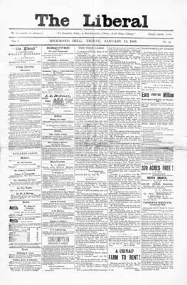 The Liberal, 12 Jan 1883