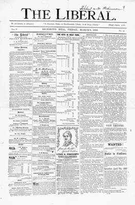 The Liberal, 9 Mar 1883