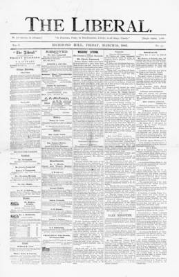 The Liberal, 16 Mar 1883