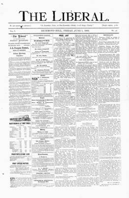 The Liberal, 1 Jun 1883