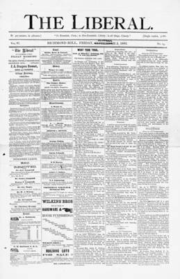 The Liberal, 5 Oct 1883