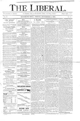 The Liberal, 2 Nov 1883