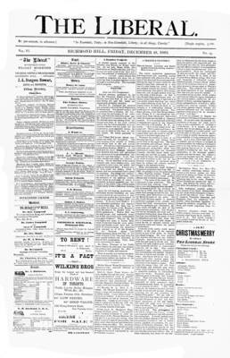 The Liberal, 28 Dec 1883