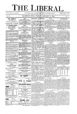 The Liberal, 11 Jan 1884