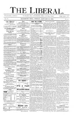 The Liberal, 25 Jan 1884