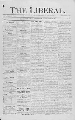 The Liberal, 21 Feb 1884