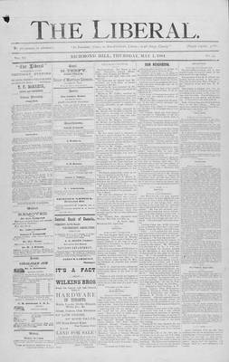 The Liberal, 1 May 1884