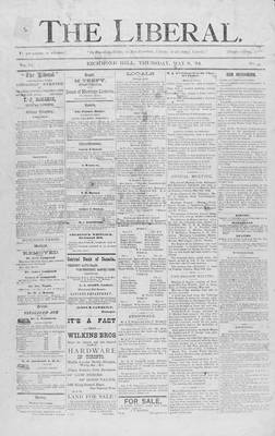 The Liberal, 8 May 1884