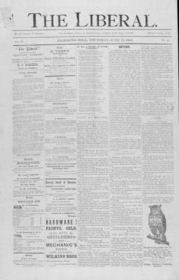 The Liberal, 12 Jun 1884