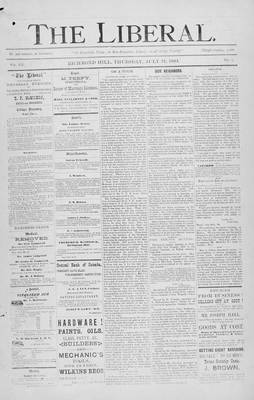 The Liberal, 31 Jul 1884