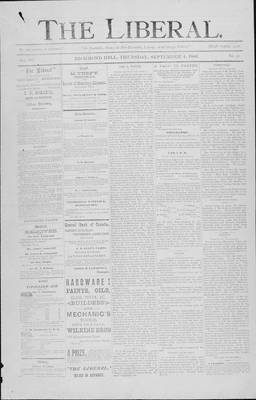 The Liberal, 4 Sep 1884