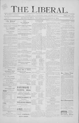 The Liberal, 6 Nov 1884