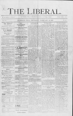 The Liberal, 12 Feb 1885