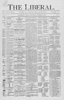 The Liberal, 5 Mar 1885