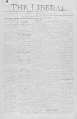 The Liberal, 12 Mar 1885