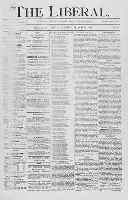 The Liberal, 19 Mar 1885