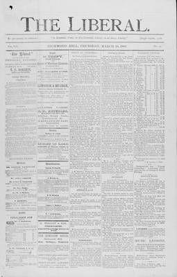 The Liberal, 26 Mar 1885