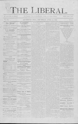 The Liberal, 16 Apr 1885