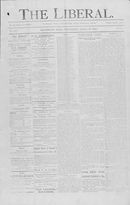 The Liberal, 30 Apr 1885