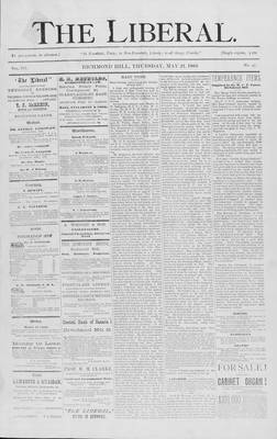 The Liberal, 21 May 1885