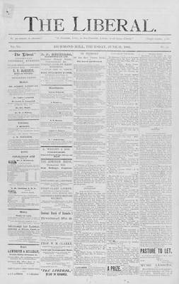 The Liberal, 11 Jun 1885