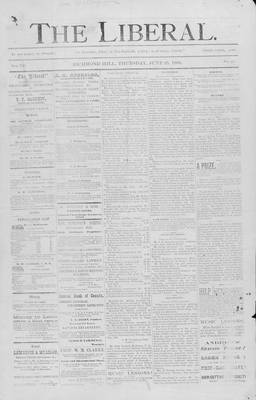 The Liberal, 25 Jun 1885