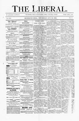 The Liberal, 29 Oct 1885