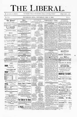 The Liberal, 3 Dec 1885