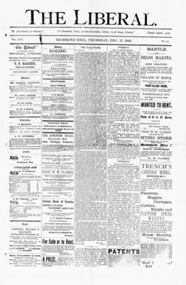 The Liberal, 17 Dec 1885