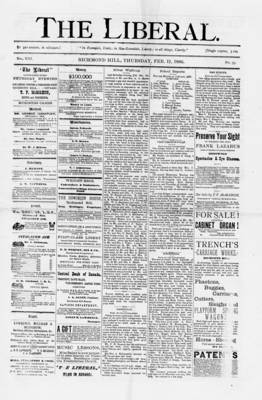 The Liberal, 11 Feb 1886