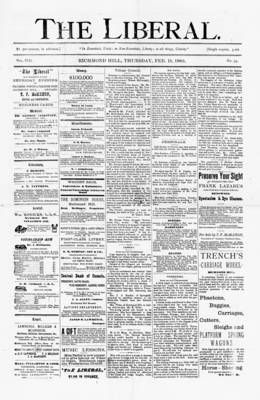 The Liberal, 18 Feb 1886